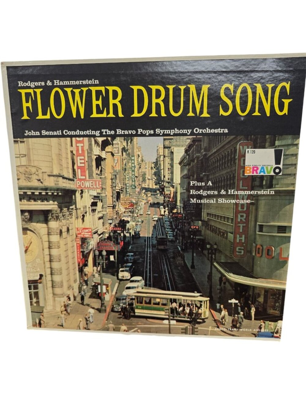 Rodgers & Hammerstein Flower Drum Song Vinyl LP Bravo Pops Symphony K120